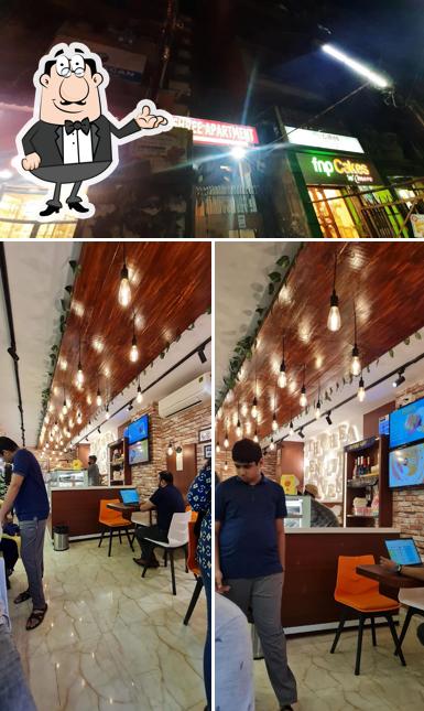 The interior of 7th Heaven