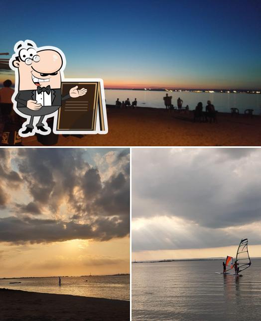 Puoi goderti l'aria fresca dal dehors di Lobster Beach Club