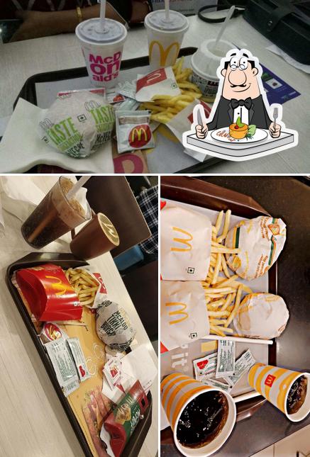 The restaurant's food and beverage