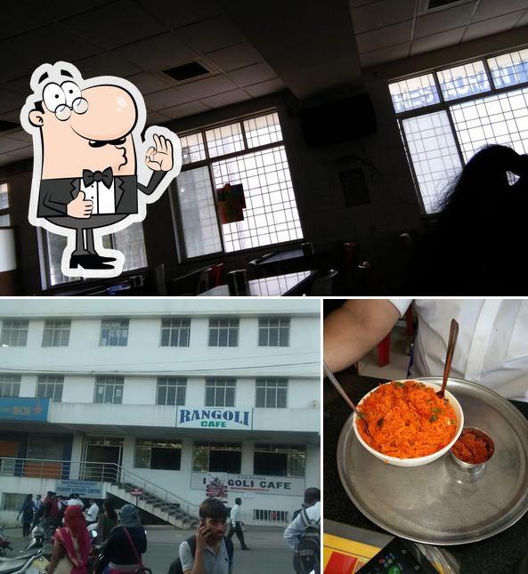 Here's an image of Rangoli Cafe