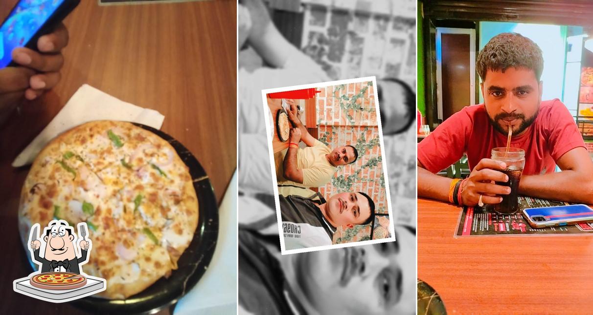 Pick pizza at La Triangle Slice Pizza