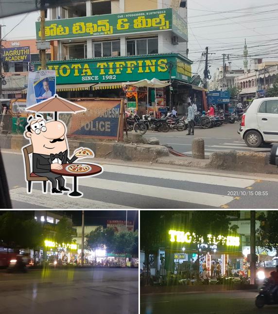 Check out how THOTA TIFFINS & MEALS looks outside