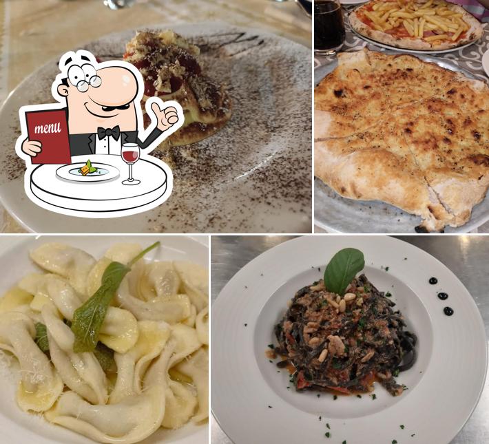 Cibo al Ristorante Pizzeria Il Cortile