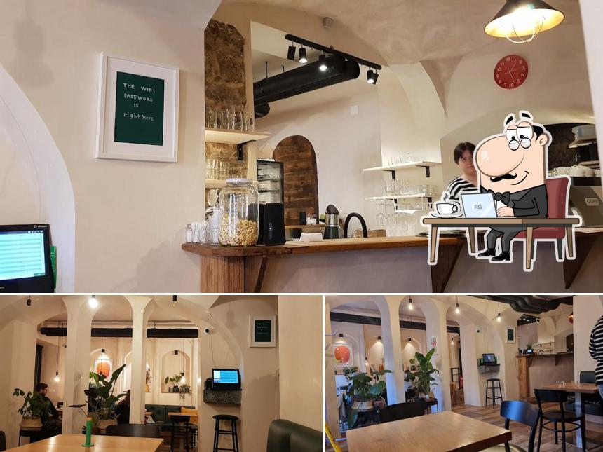 Gli interni di Veganika