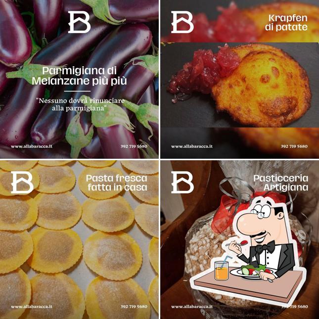 Cibo al Trattoria alla Baracca