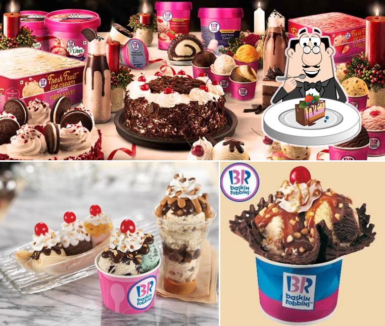 Chocolate cake at Baskin Robbins