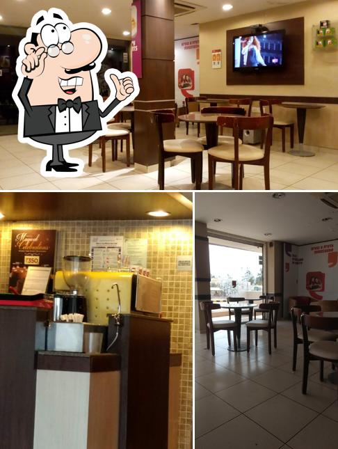 The interior of Café Coffee Day