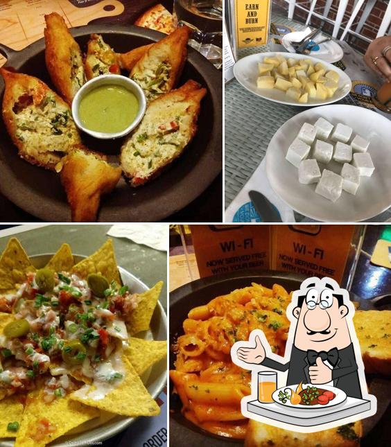 Food at The Beer Café