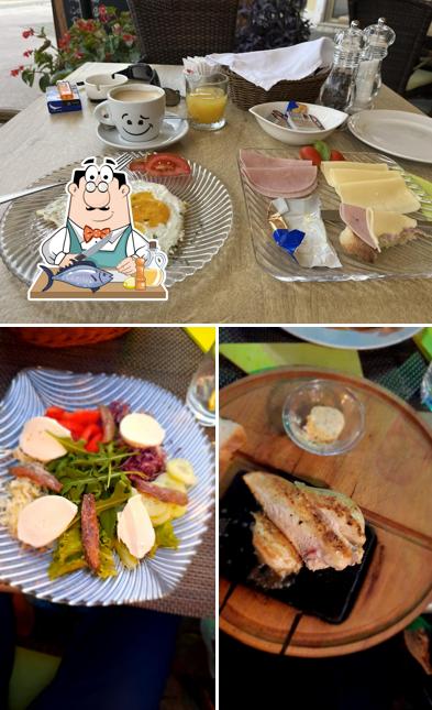 Salmone grigliato al Cafe FrancK