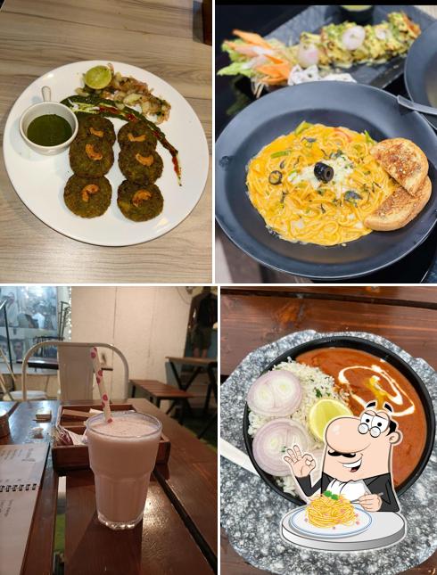 Spaghetti carbonara at Cafe Nosh