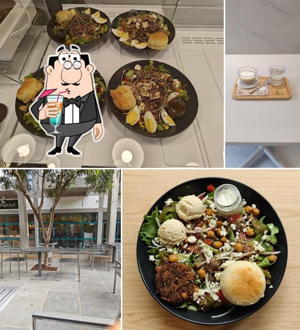 Coffee at The Sprout Cafe