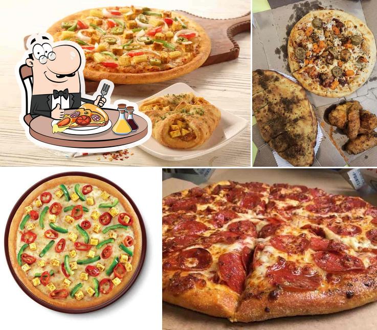At Domino's Pizza Ahinsa Khand, Ghaziabad, you can get pizza