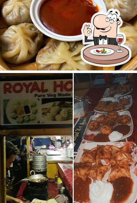 Food at ROYAL HOT MOMOS(pure veg made by Nepali recipe )GHAN SHYAM