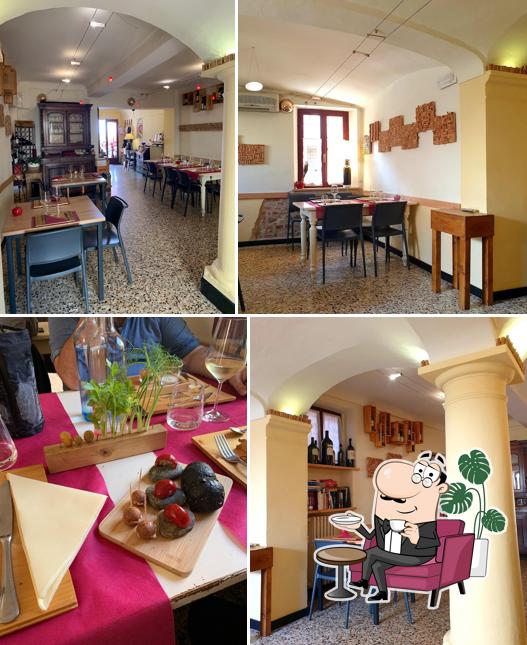 Gli interni di Ristorante Osteria La Rosa Rossa