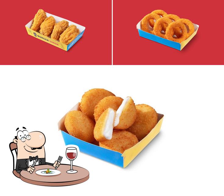 Food at Burger Singh