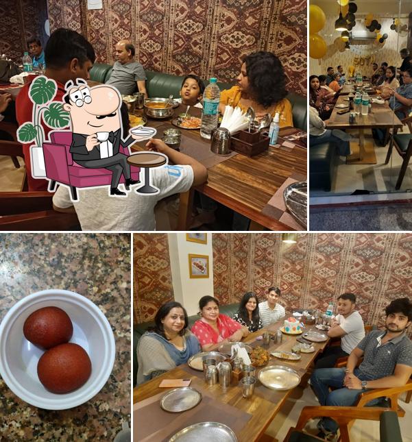 The interior of Kake Da Hotel Dwarka