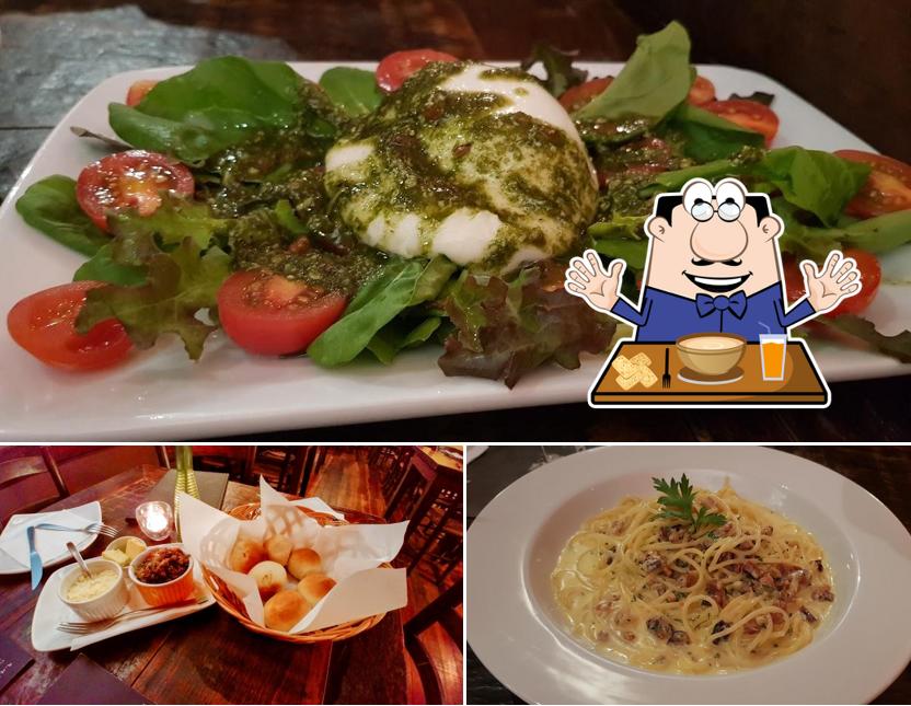 Platos en La Villa Amalfi