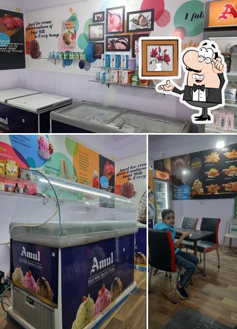 The interior of Amul Ice Cream Parlour Khanjarpur - S.D Enterprises