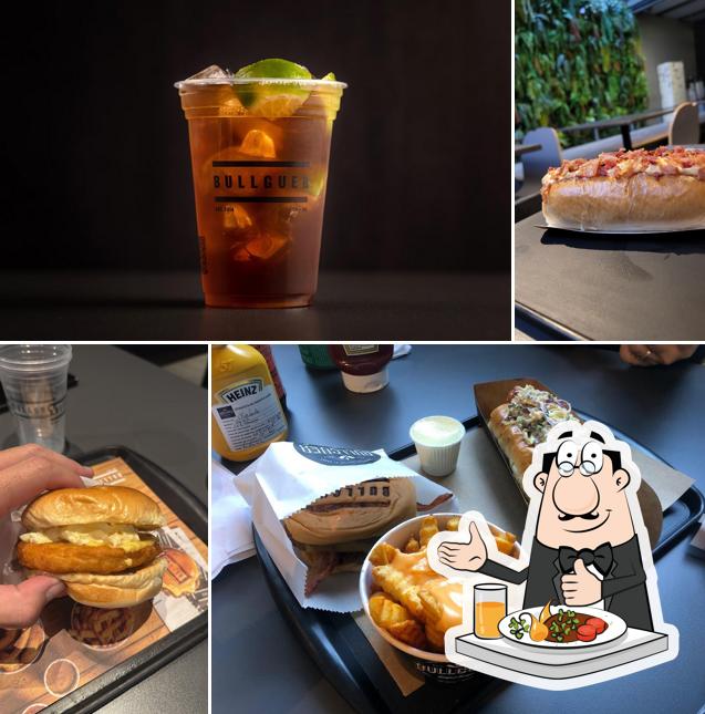 Platos en Hamburgueria Bullguer