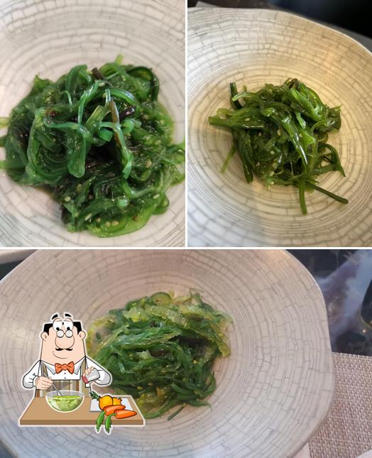 Insalata di alghe al Ristorante di pesce CANAAN