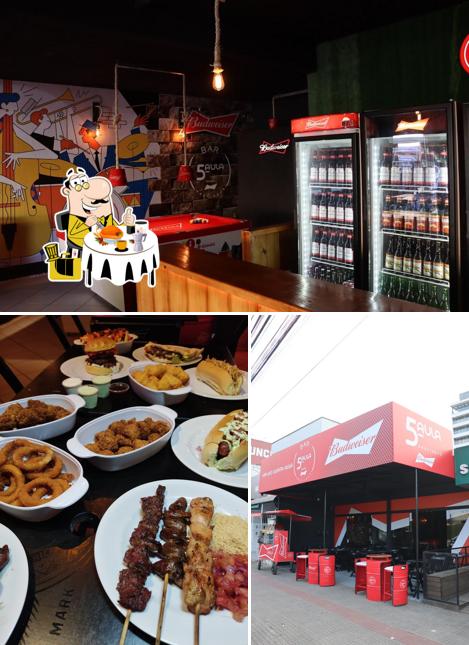 Platos en Bar 5° Aula Gastropub - bar em itajai