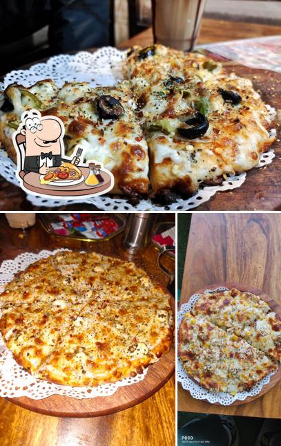 Pick pizza at Converse Coffee Point