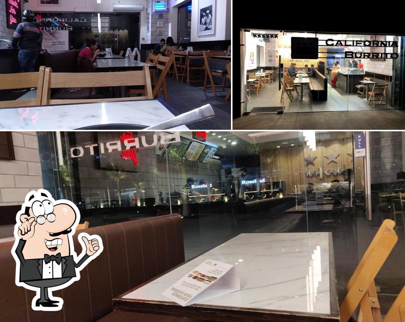 The interior of California Burrito Mexican Kitchen @ Sohna Rd Vatika Business Park