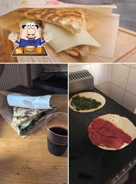 Platti al Piada e Delizie - Torta al testo, cucina tradizionale tipica umbra