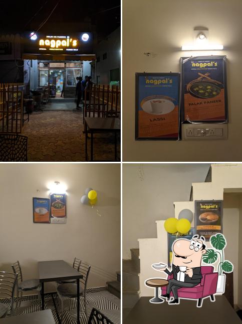 The interior of Nagpal's chole Bhature