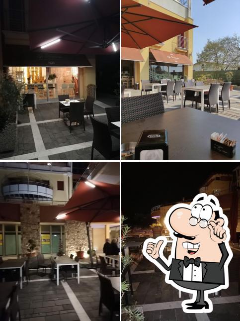 Gli interni di caffe gli orizzonti