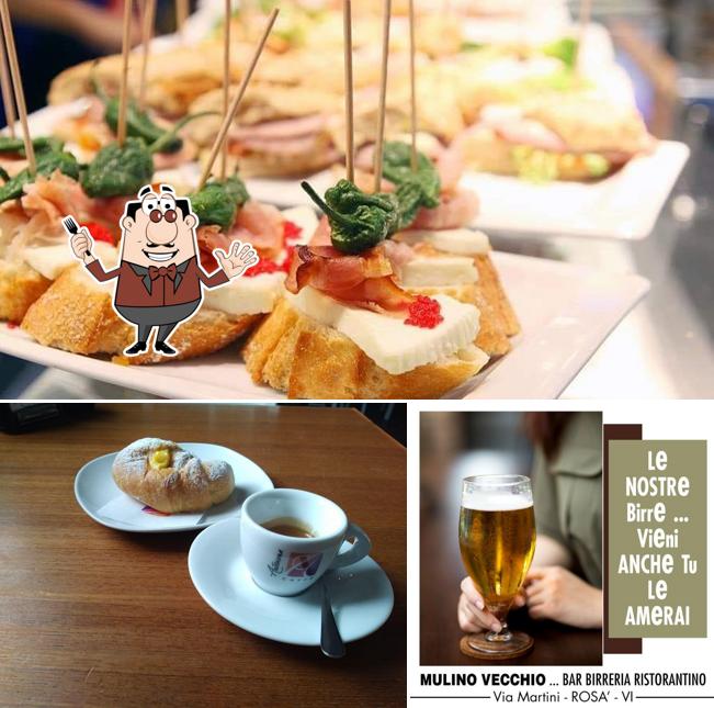 Questa è la foto che raffigura la cibo e birra di Mulino Vecchio Bar Birreria Ristorantino