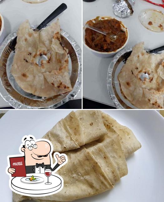 Food at Delhi Chaap express