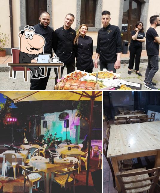 La foto della interni e cibo di L'angolo D'oro