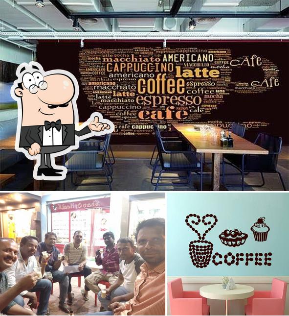 The interior of Araku Coffee Shop