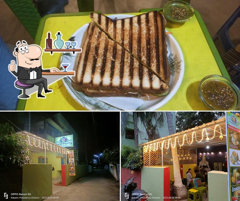 Take a look at the image showing interior and food at R.S._ResidencY