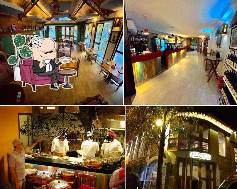 Veja imagens do interior do Pizzatto