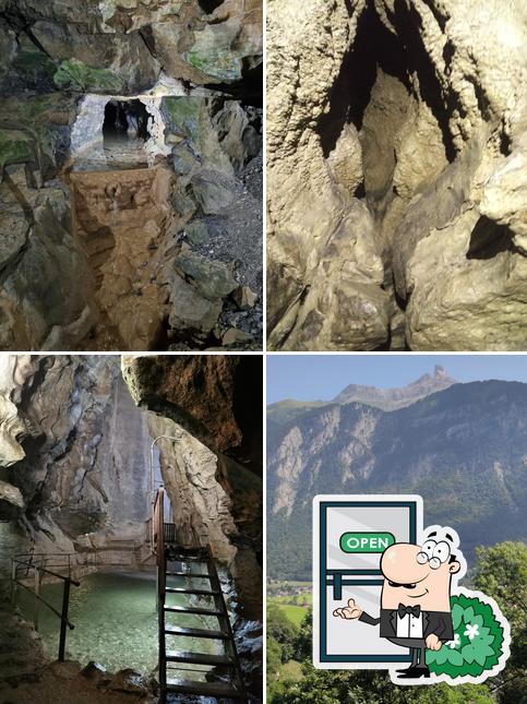 Puoi goderti l'aria fresca dal dehors di Restaurant Grotte aux Fées