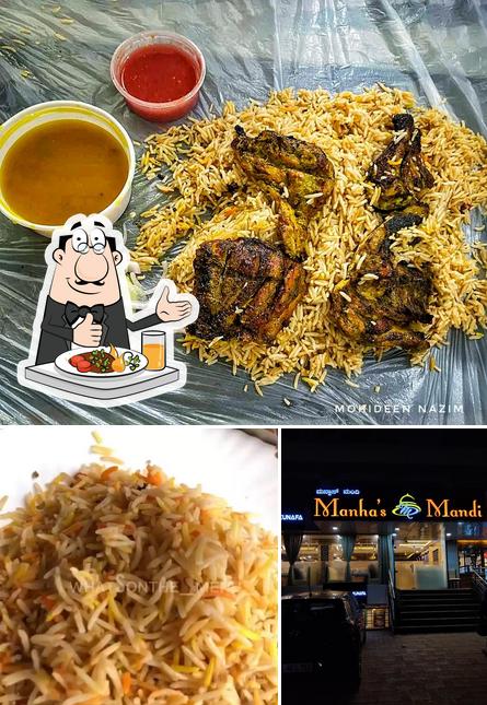 Food at Manha's Mandi