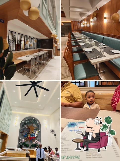 The interior of Shree Krishna Veg Court