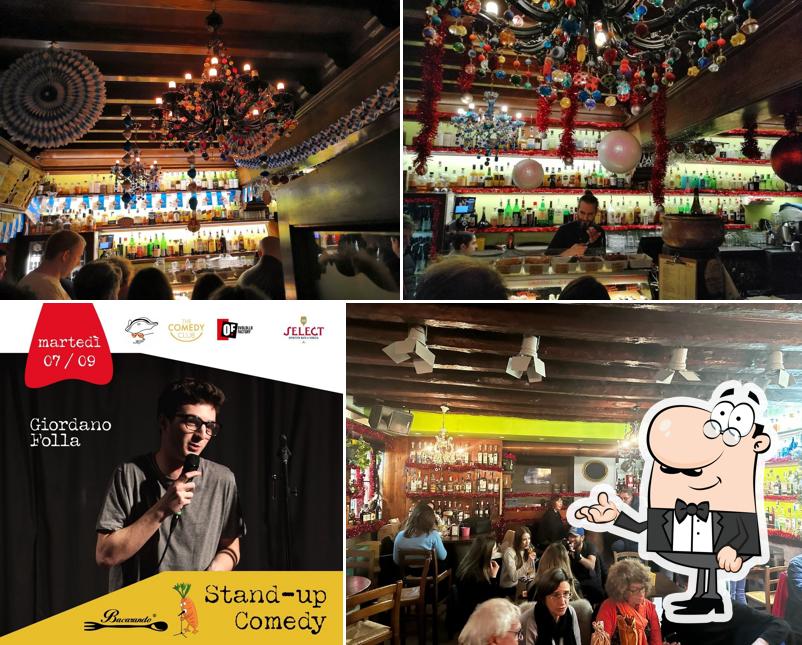 Gli interni di Bacarando in Corte dell'Orso