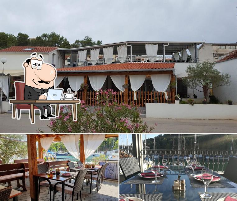Gli interni di Restaurant Skradin - Konoba Evala