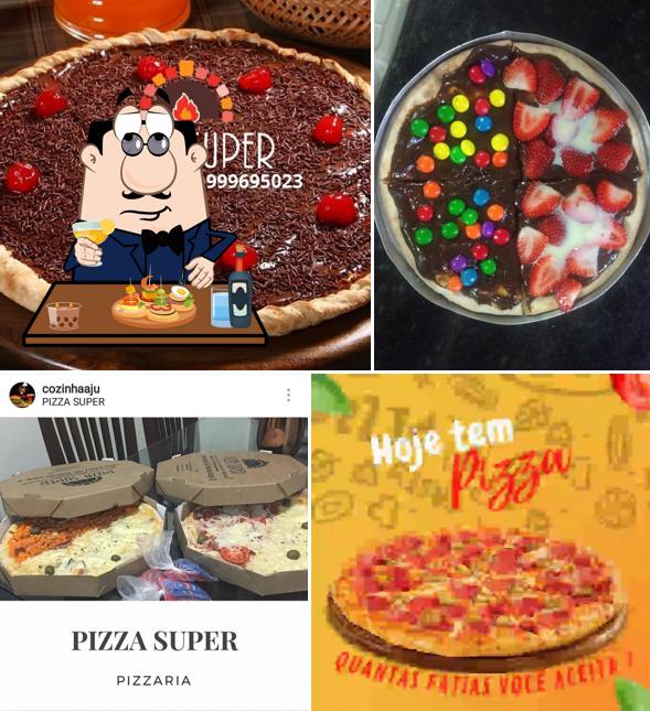 Bruschettas em Pizza Super