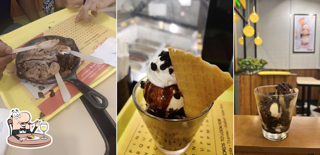 Food at Polar Bear Ice Cream Sundaes - Natura walk