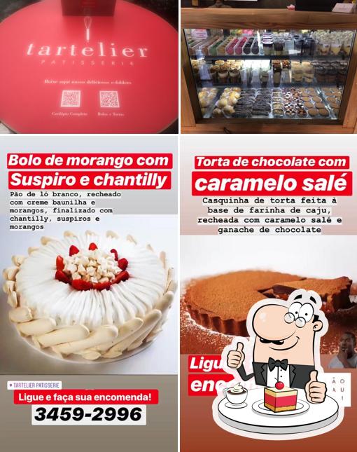 Peça uma das opções doces