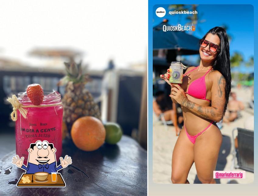 Platos en Barraca Quiosk beach