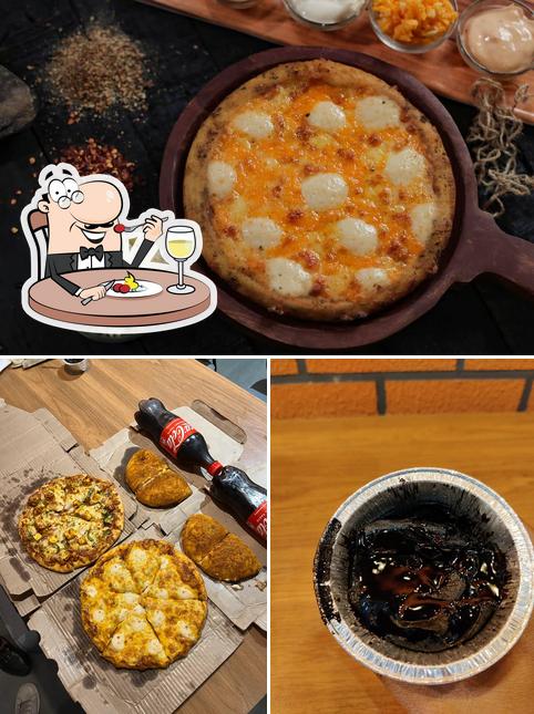 Meals at Drizzle’s pizza