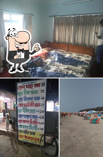 The interior of Sagar Kanya Restaurant