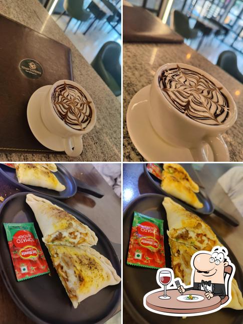 Chocolate mousse at Temptations Cafe