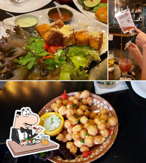 Platos en Capitão Pub