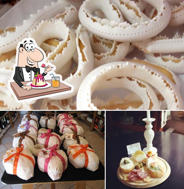 La Rossa Enoteca propone un'ampia selezione di dolci